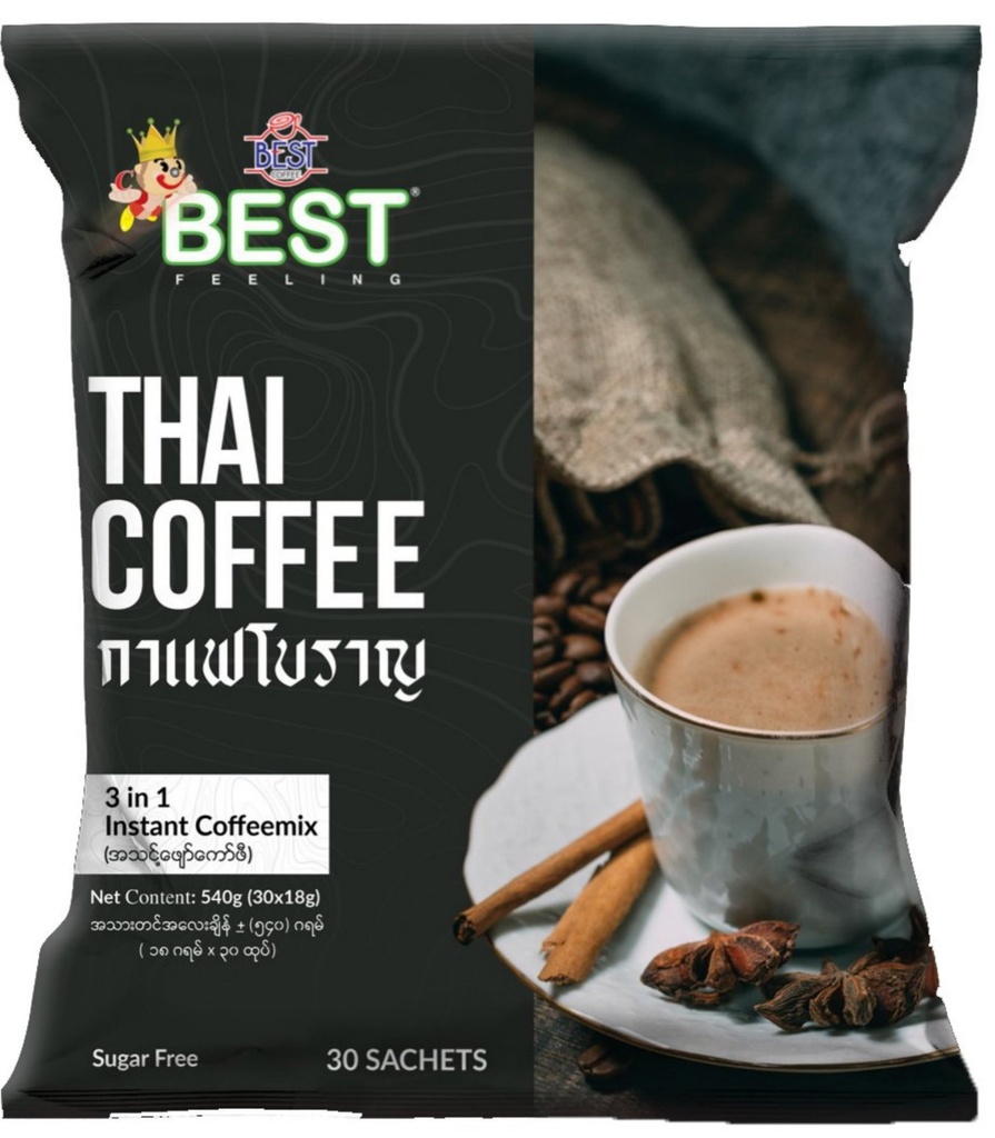 Best Thai Coffee-Pack (30 pack pet Ctn)