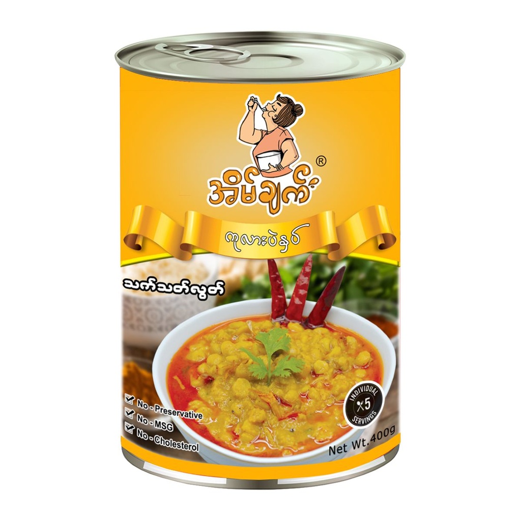 EC Kalarpae Curry ကုလားပဲနှပ်-400g (24 Pcs per Ctn)