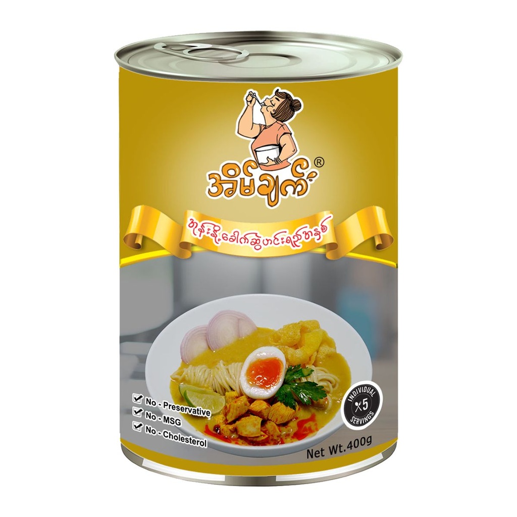 EC Coconut Milk Soup အုန်းနို့ဟင်းရည်-400g (24 Pcs per Ctn)