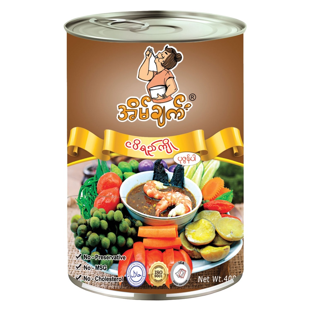 EC Nga Pi Yae Kyoe ငပိရည်ကျို-400g (24 Pcs per Ctn) 