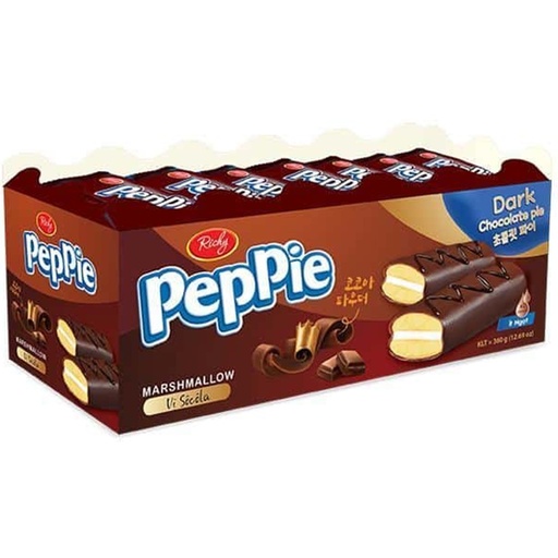 [129] PEPPIE MARSHMALLOW CREAM PIE-Chocolate Flavour (20 pieces Per Box) 