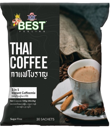 [162] Best Thai Coffee-Pack (30 pack pet Ctn)