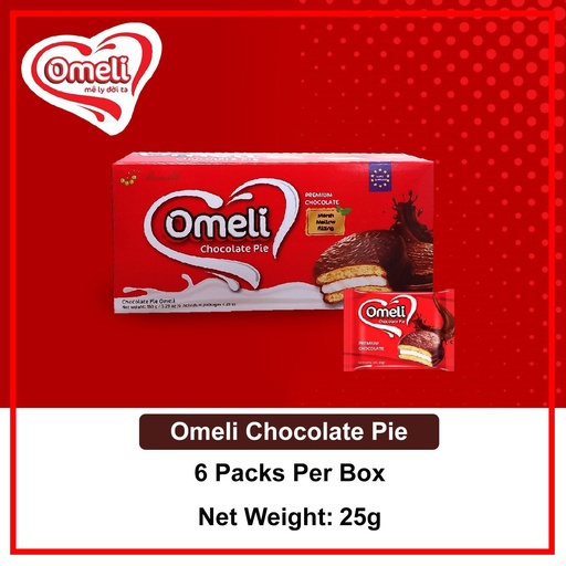 [108] OMELI FRESH CREAMY CHOCOLATE DONUT VANILLA FLAVOUR 6'Sx25G(150g) -BOX