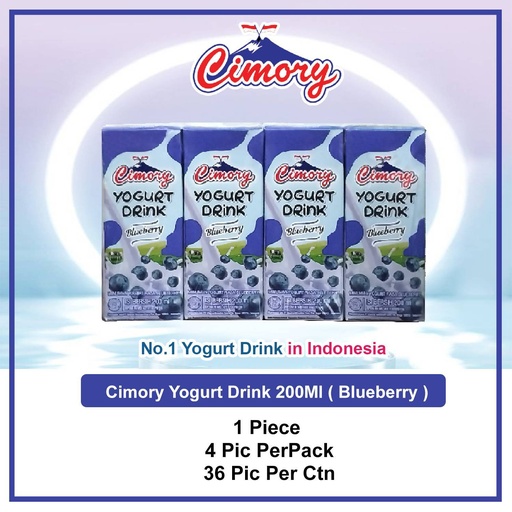 [101] CIMORY YOGURT BLUEBERRY 200ML 